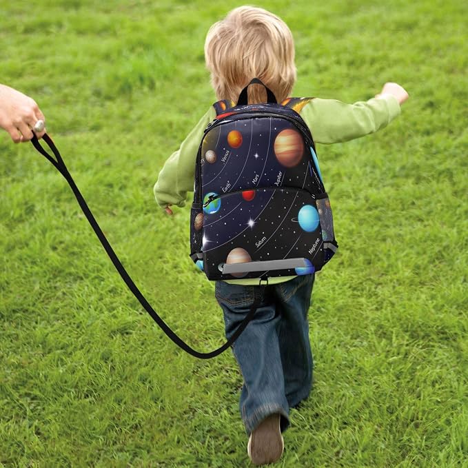 Solar System Planet Toddler Backpack Boys Girls Kids Preschool Bookbag School - Image 7