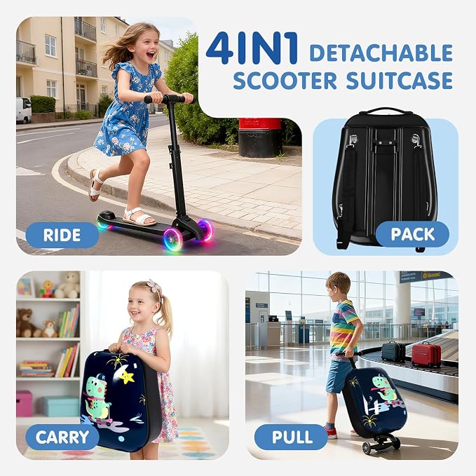 4-in-1 Detachable Scooter Luggage - Image 2