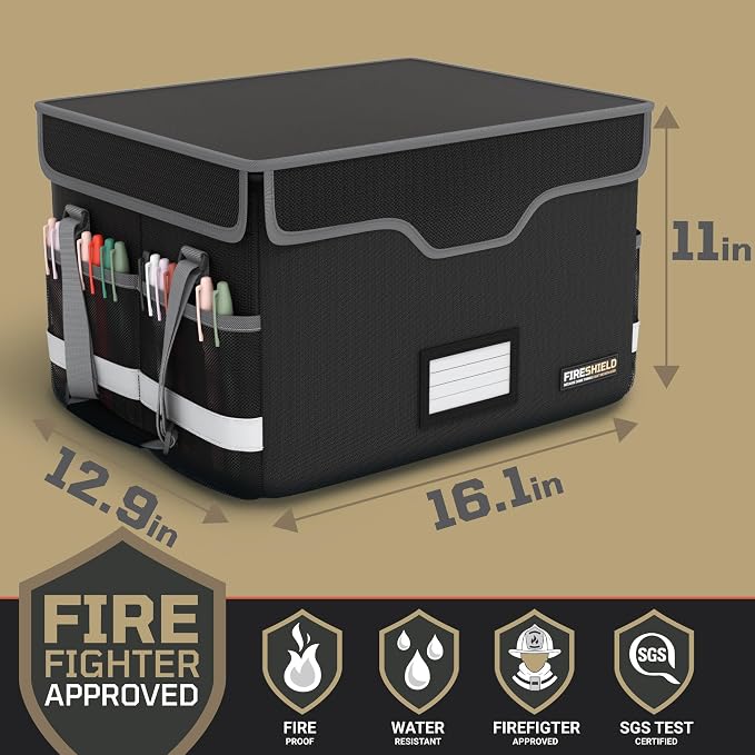 FIRESHIELD PRO Fireproof Document Box - Image 2