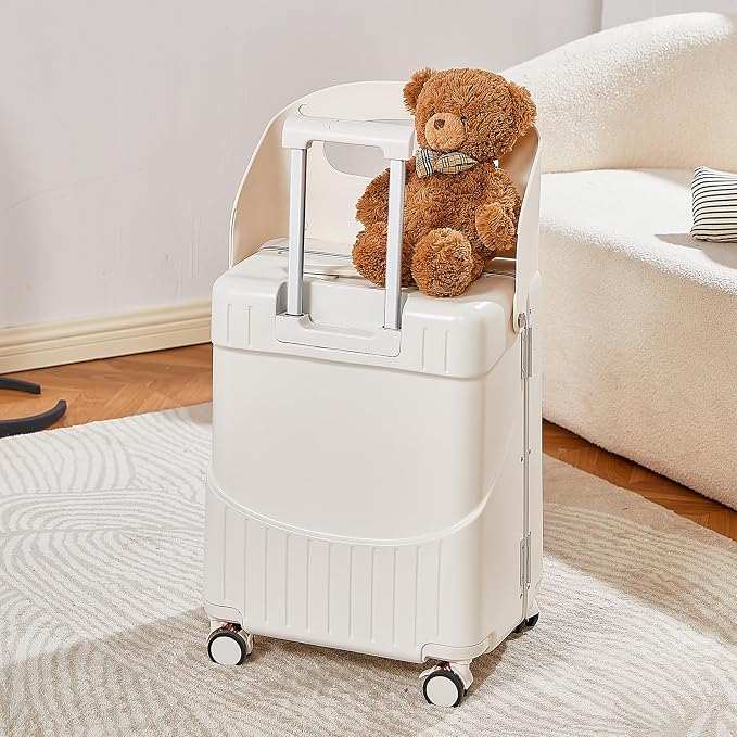 22 Inch TSA Lock Luggage with Seat - Image 3