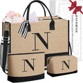 BAGAIL Initial Tote Bag, Personalized Birthday Gifts by BAGAIL