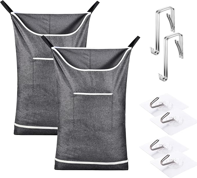 Hanging Laundry Hamper Bag Behind Door Hampers by Unknown