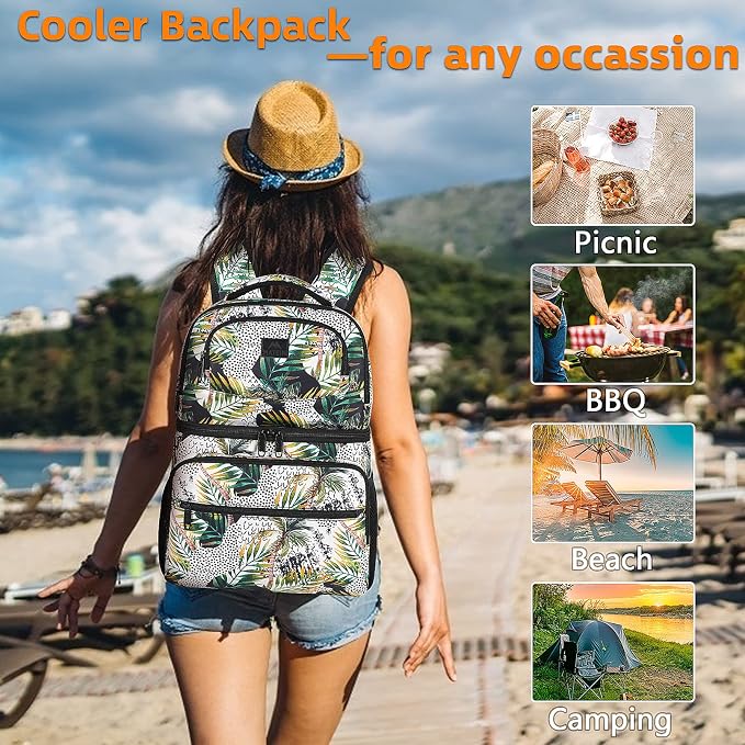 MATEIN Cooler Backpack, 26 Cans Insulated Lunch Backpack - Image 7