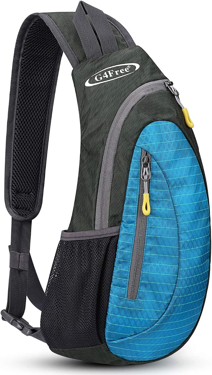 G4Free Sling Bag for Men Women, Small Crossbody Backpack Lightweight Chest by G4Free