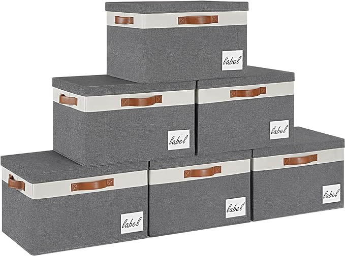 GhvyenntteS Extra Large Storage Bins by GhvyenntteS