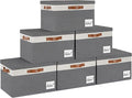 GhvyenntteS 6 Pack Fabric Storage Bins by GhvyenntteS