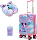 Kids Suitcase Set for Girls Hardside Luggage by Homskiii