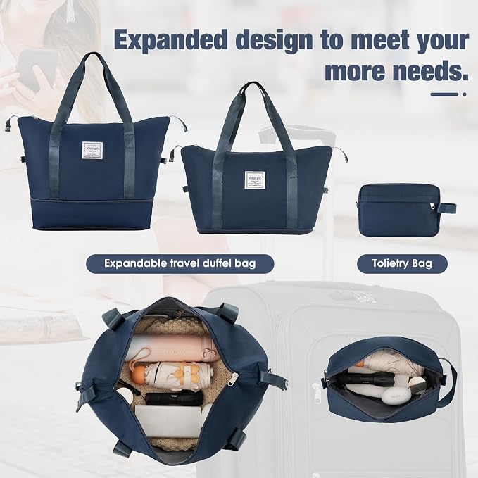 Merax Softside Luggage Set Softshell Lightweight 3 Piece Spinner Suitcase - Image 4