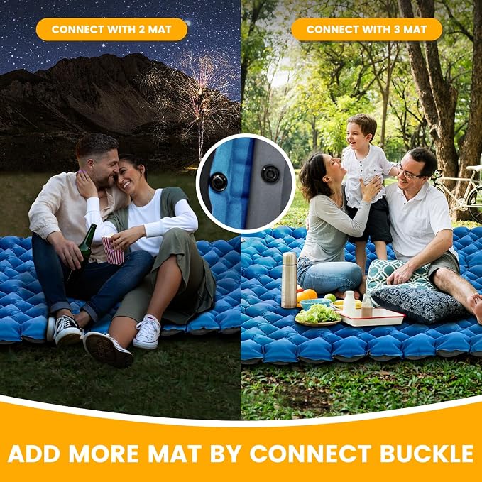 Inflatable Camping Mat, Ultra-Lightweight Sleeping Pad - Image 7