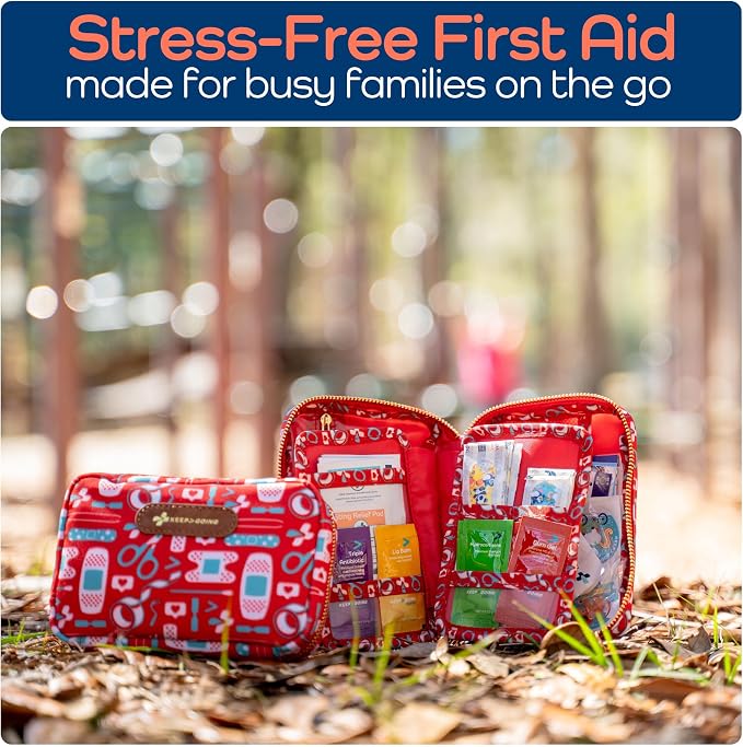 KeepGoing Travel First Aid Kit for Kids – 130 Pc. for Car, Diaper Bag & Backpack - Image 4