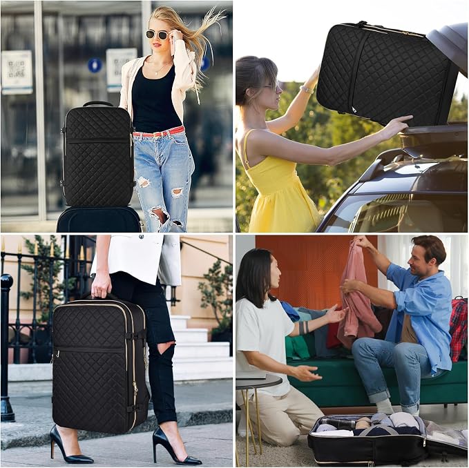 MOMUVO Large Travel Backpack Women, Flight Approved Carry On Backpack - Image 8