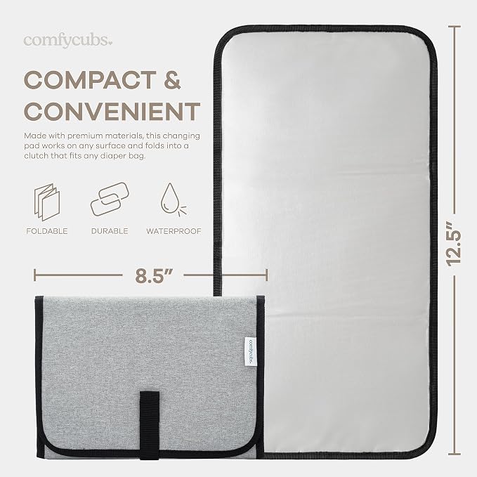 Comfy Cubs Baby Changing Pad Compact Size - Image 3