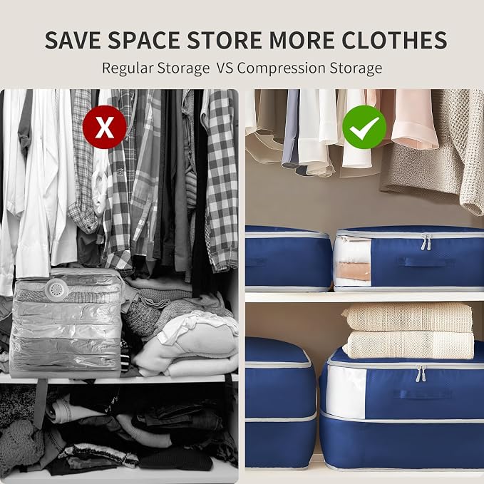 DIMJ Comforter Storage Bag 4 Pack - Image 4