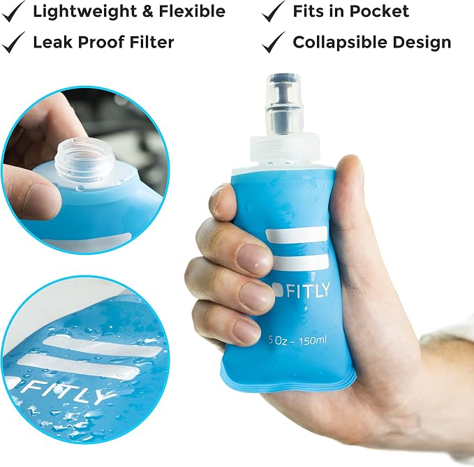 Soft Flask - Shrink As You Drink Soft Water Bottle - Image 2