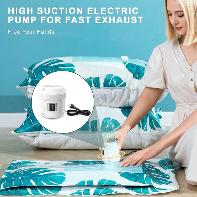 18 Pack Vacuum Storage Bags for Travel Clothing - Image 2
