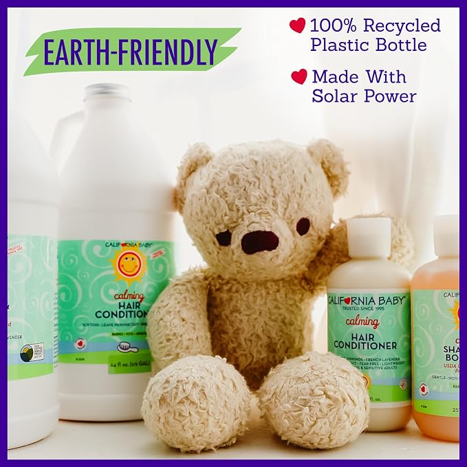 California Baby Calming Hair Conditioner | 100% Plant-Based Kids Conditioner | - Image 9