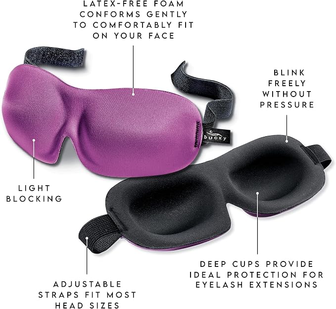 Bucky 40 Blinks No Pressure Printed Eye Mask - Image 5