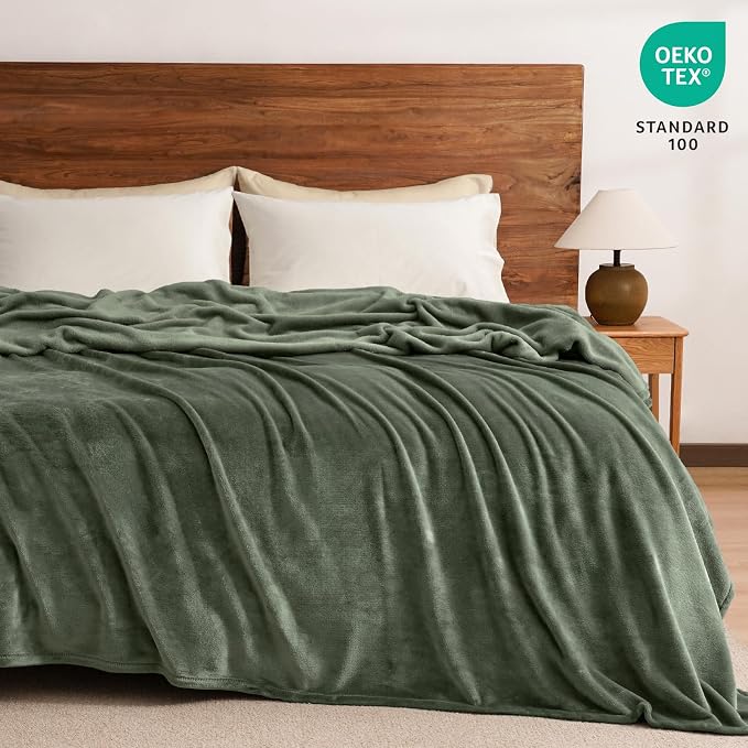 PHF Ultra Soft Fleece Blanket Twin Size, No Shed No Pilling Luxury Plush Cozy - Image 6