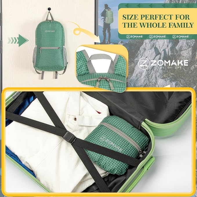 ZOMAKE Ultra Lightweight Hiking Backpack 20L - Image 6