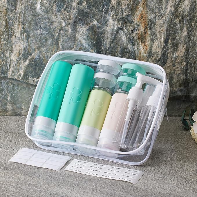 INSFIT Travel Bottles for Toiletries 23pack, TSA Approved Travel Size Toiletries - Image 7