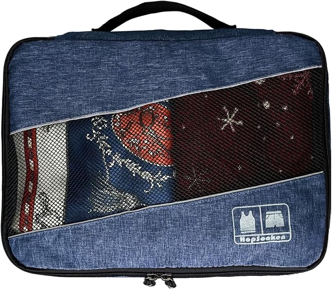 5 Set Packing Cubes for Travel Large Suitcase Luggage Organizer Bags Travel - Image 5