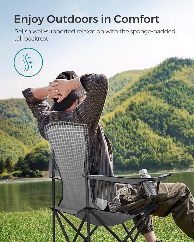 SONGMICS Folding Camping Chair, - Image 4