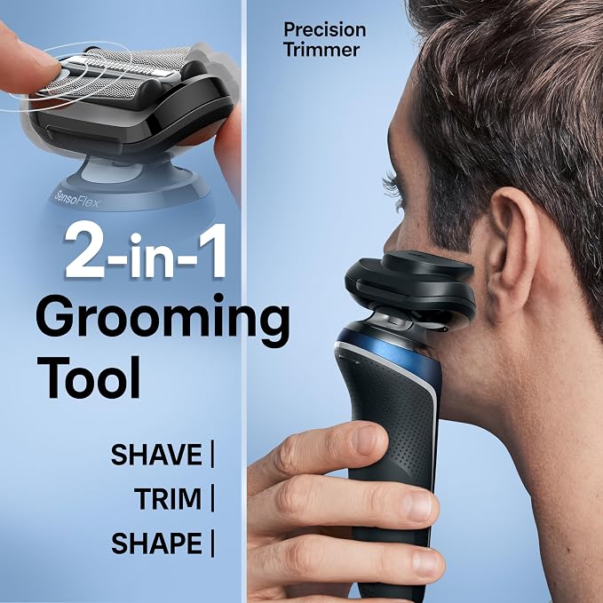 Braun Electric Shaver for Men, Series 6 6120s, Wet & Dry Shave, Turbo & Gentle - Image 6