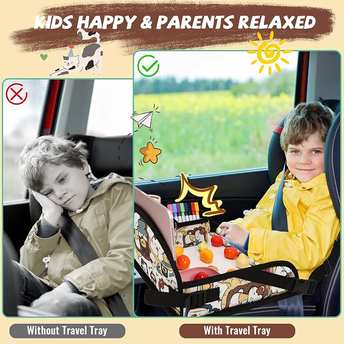 Kids Travel Tray for Airplane - Image 2