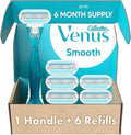 Gillette Venus Smooth Women's Razor Handle + 6 Refills by Venus