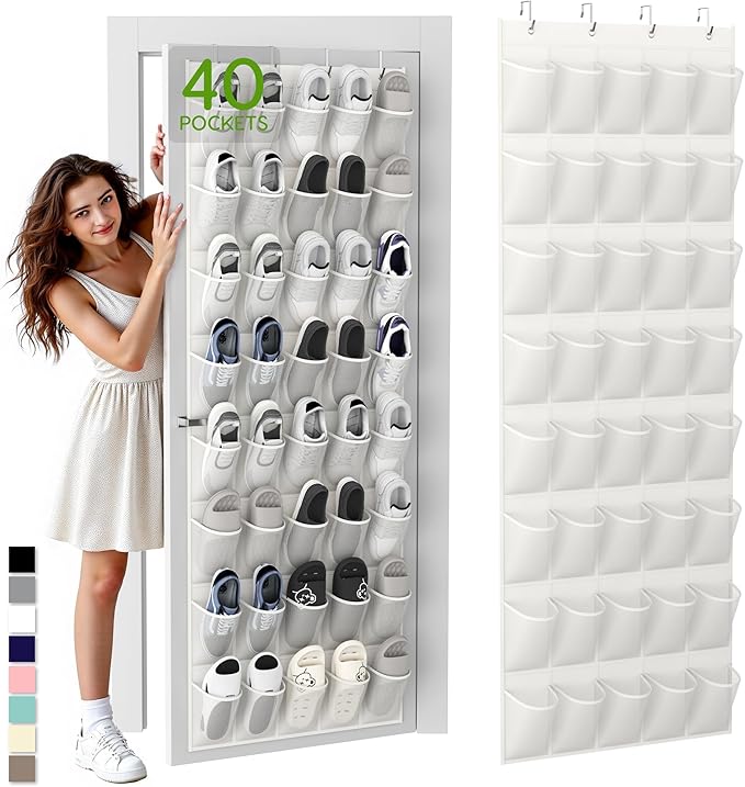 Unjumbly Over the Door Shoe Organizer by Unjumbly