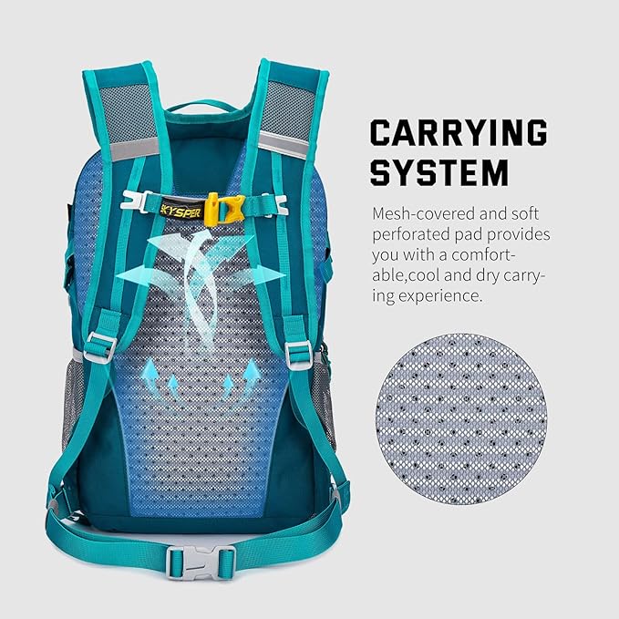 SKYSPER Small Hiking Backpack, 20L Lightweight Travel Backpacks Hiking Daypack - Image 2