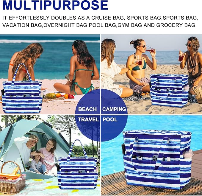 Waterproof Beach Tote Pool Bags - Image 3