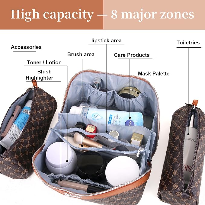 BOYATU Travel Makeup Bag Cosmetic Bags - Image 5