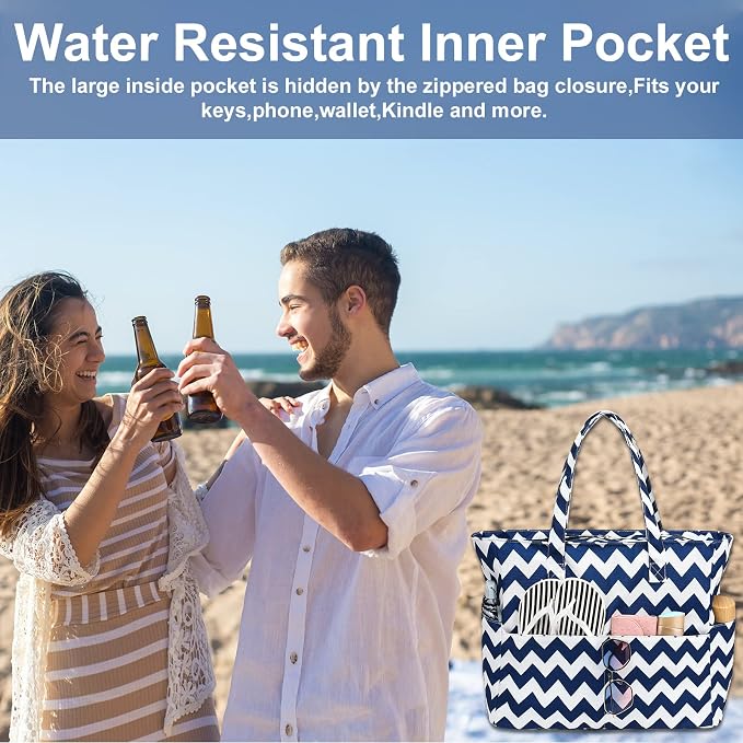 Waterproof Beach Tote Pool Bags - Image 4