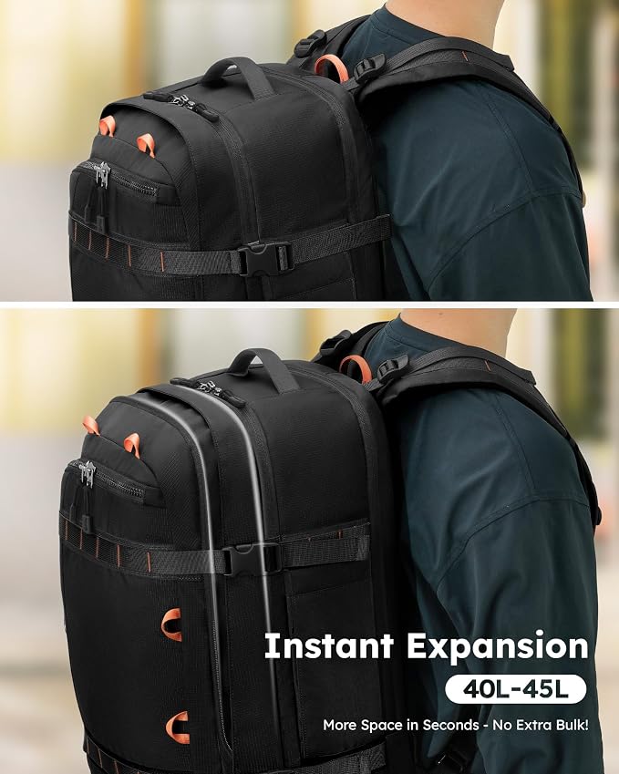 Tolaccea Travel Laptop Backpack, TSA Flight Approved Carry On Travel Duffel - Image 5