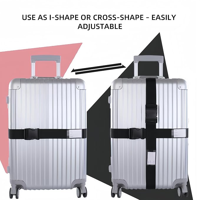 Adjustable Heavy-Duty Luggage Straps - Image 2