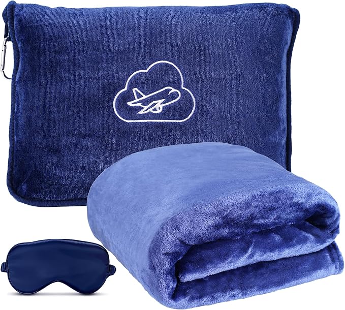 Travel Blanket, Ultra-Soft, Warm & Lightweight Travel Blanket Airplane by Unknown