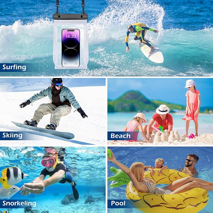 Large Waterproof Phone Pouch, Cell Phone Dry Bag - Image 7