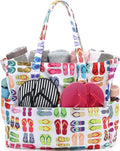 LEDAOU Large Beach Tote Bag Women Waterproof Sandproof Zipper Beach Tote Bag by LEDAOU