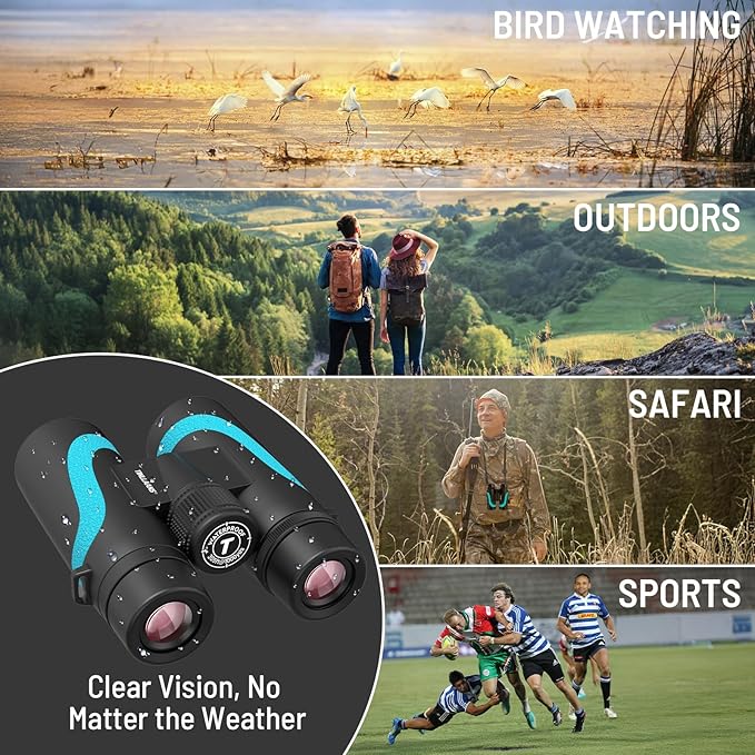 15x55 HD Binoculars for Adults – High Powered Large View, BAK4 Prism, - Image 4