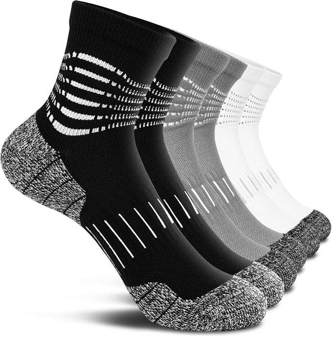 IRAMY Ankle Compression Socks for Men Athletic Running Socks by IRAMY