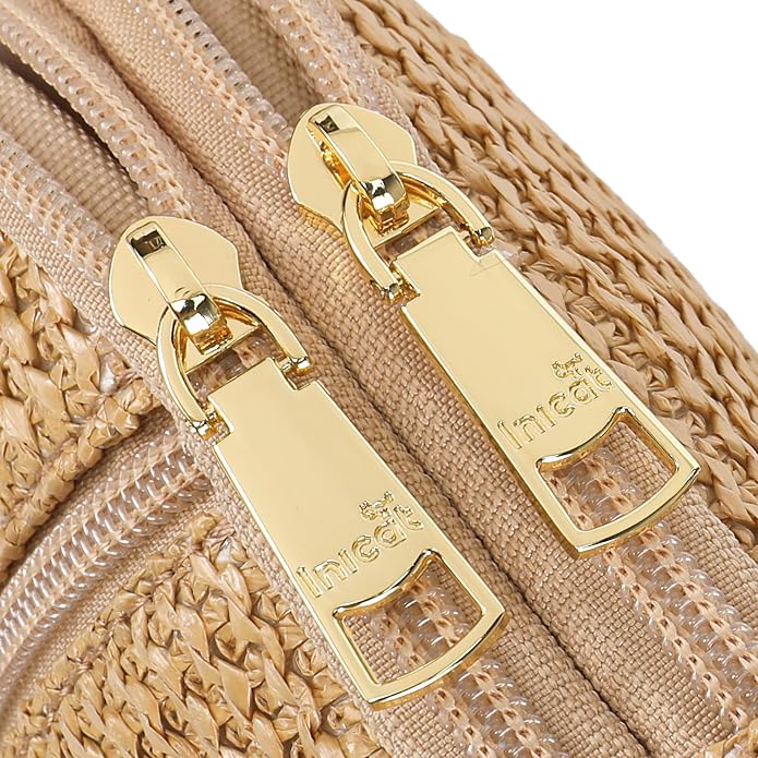 Haytijoe Summer Straw Purse Small Sling Bag RFID Blocking Crossbody Bags - Image 6
