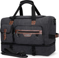 WITZMAN Canvas Weekender Bag Mens Overnight Bag by WITZMAN