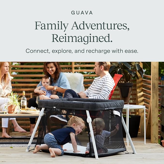 Guava Family Travel Crib includes Lightweight Backpack Design | Certified Baby - Image 9