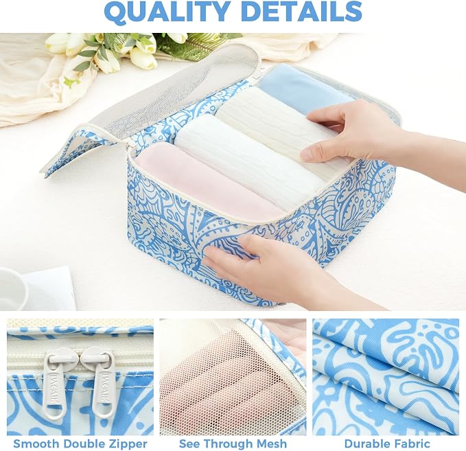 BAGAIL 9 Set Packing Cubes Luggage Packing Organizers - Image 6