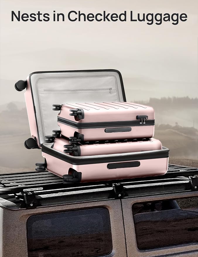 Carry on Luggage 22 X 14 X 9 Airline Approved, 20 Inch Luggage - Image 8