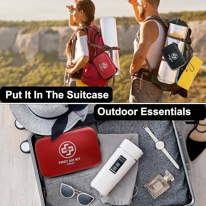 Premium First Aid Kit, 320 Piece Waterproof Hard Shell Eva First Aid Kit - Image 6