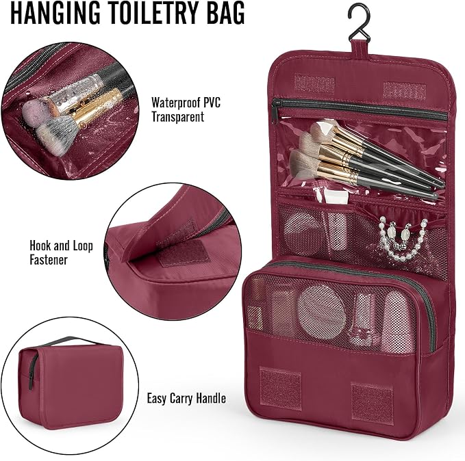 Veken 10 Set Packing Cubes for Travel Essential, Suitcase Organizer Bags in 4 - Image 3