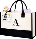 BAGAIL Initial Tote Bag, Personalized Birthday Gifts by BAGAIL