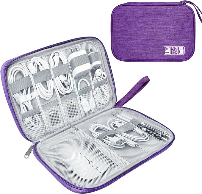 Electronics Travel Organizer, Portable Waterproof Electronic Travel Storage Bag by Lcsmaokin